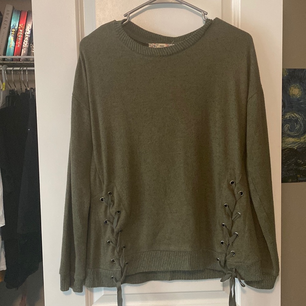Green sweater